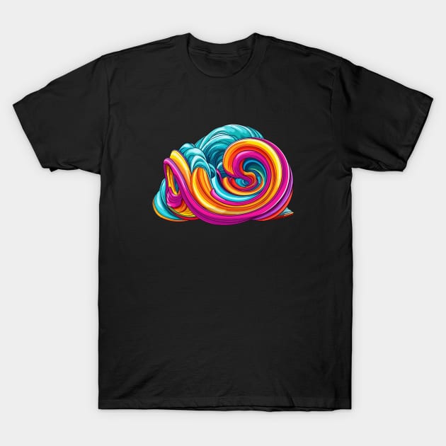 Shape Shifter, Illustrated Vector Design - Waves & Movement T-Shirt by MC Digital Design